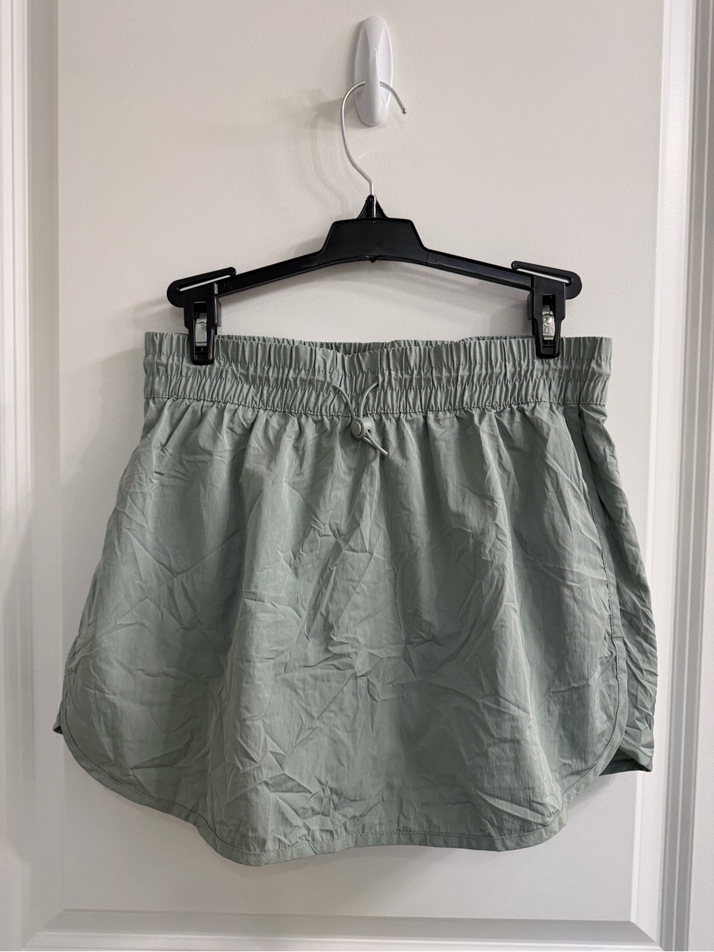 Yogalicious Light Sage Elastic Waist Casual Skirt